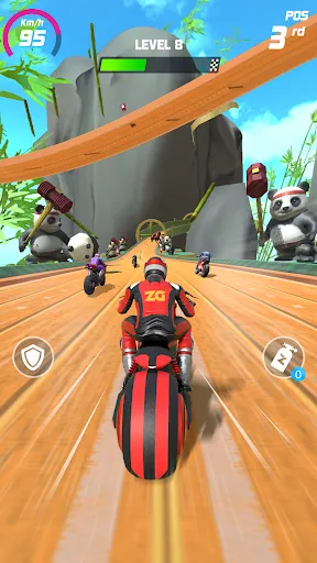 Gameplay screenshot 3 from Bike Race: Racing Games - Racing game
